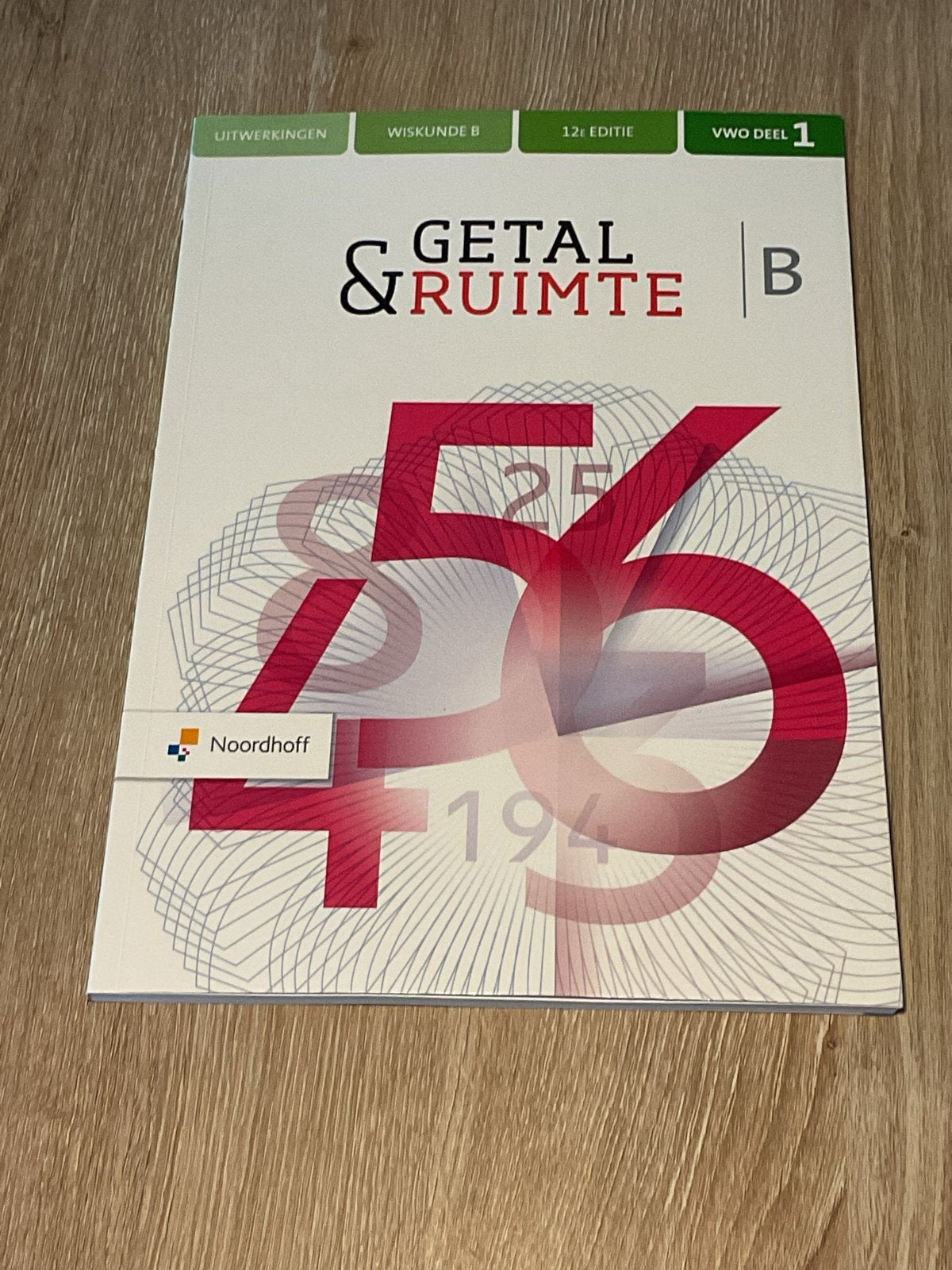Wiskunde B vwo Getal & Ruimte 12e editie uitwerkingen, Boeken, Ophalen of Verzenden, Zo goed als nieuw, VWO, Wiskunde B