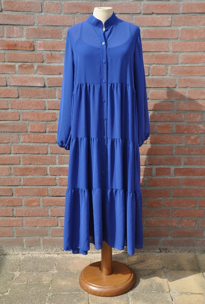 jurk s/m/l, dress one size, terra di siena jurk, Kleding | Dames, Terra di siena, Blauw, Nieuw, Ophalen of Verzenden