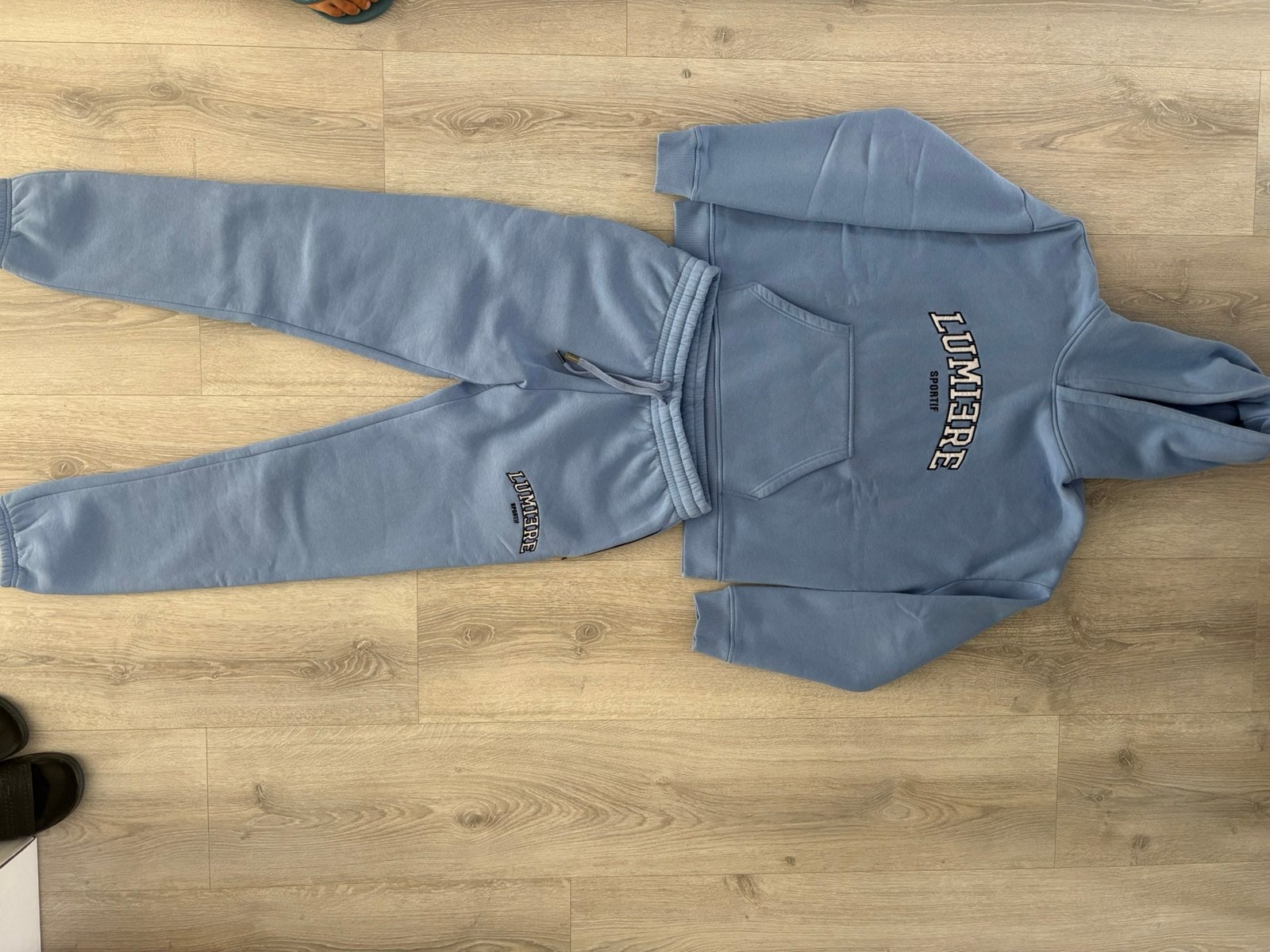 Lumiere pak, Ophalen of Verzenden, Zo goed als nieuw, Maat 48/50 (M), Blauw