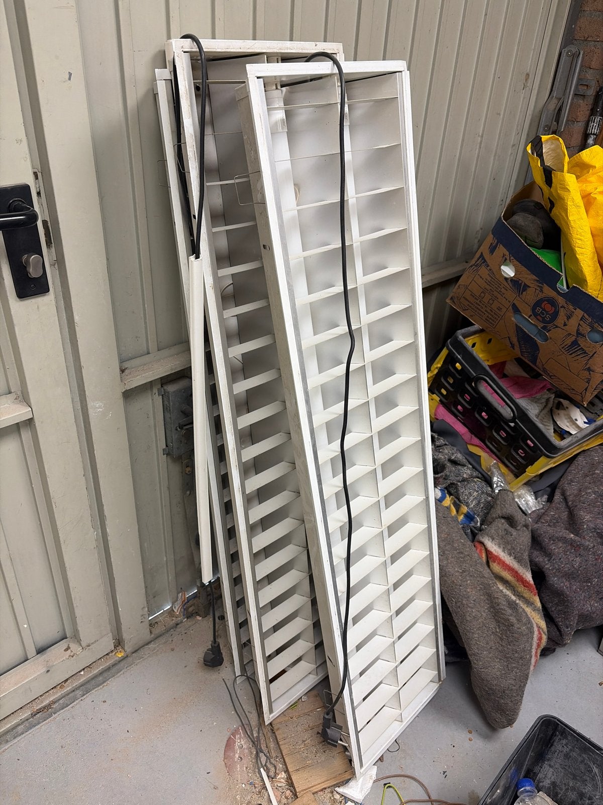 TL-armaturen met buizen - 3 stuks, Wit, Overige merken, Gebruikt, G13 (TL)
