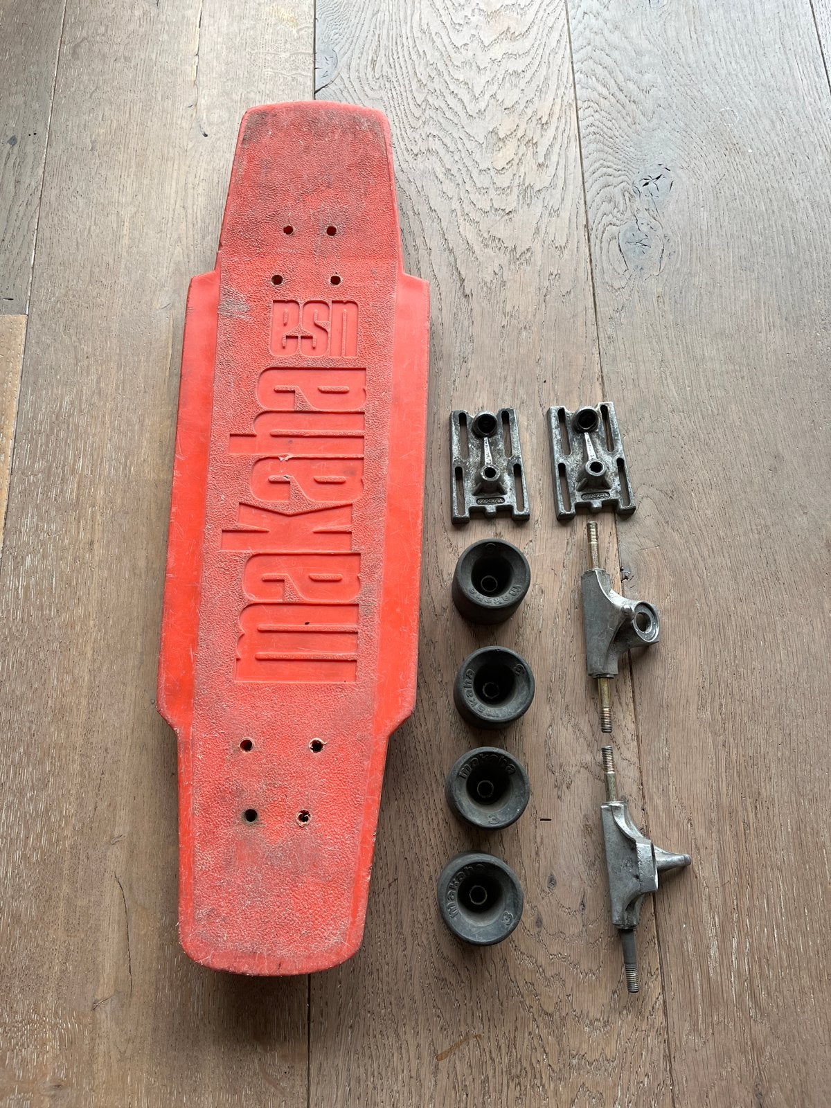 Vintage Makaha Skateboard - Onderdelen, Ophalen of Verzenden, Gebruikt, Skateboard