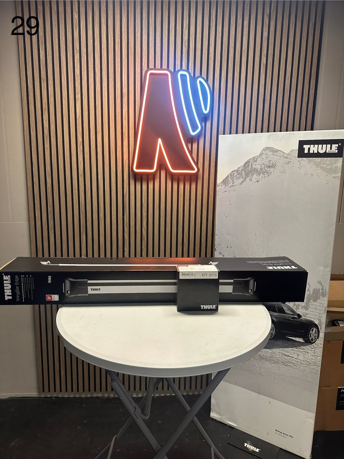 Thule WingBar Edge 9592 + Kitset 3015 – Ford Focus III, Auto diversen, Ophalen of Verzenden, Zo goed als nieuw