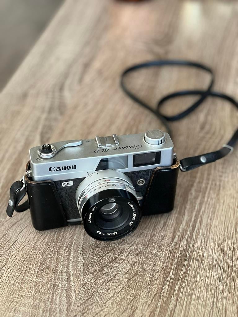 Canon Canonet QL25 vintage camera uit circa 1965, Ophalen, Gebruikt, Compact, Canon
