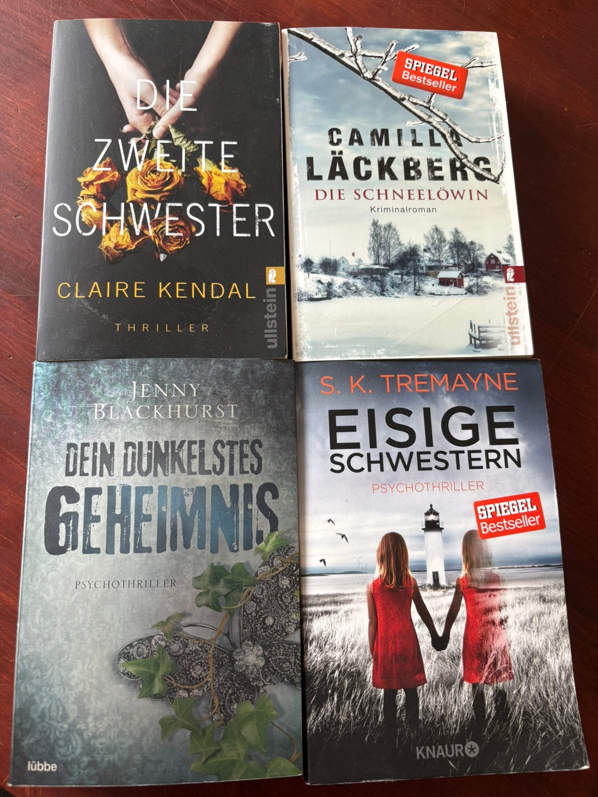 Duitse  thrillers 4 x, Ophalen, Gelezen