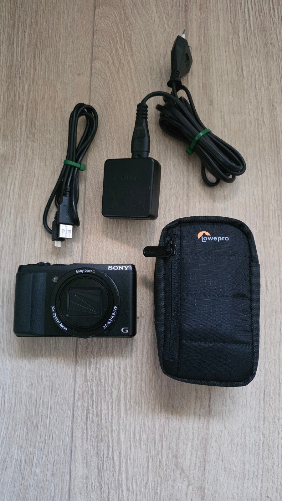 Sony compact camera DSC-HX60V, Audio, Tv en Foto, Ophalen, Gebruikt, Compactcamera, Accu