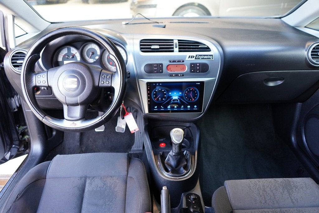 Seat Leon 2.0 TFSI FR | AIRCO | CRUISE | ELEK.RAMEN | APK |, Auto's, Seat, Stof, Gebruikt, Leon, Zwart