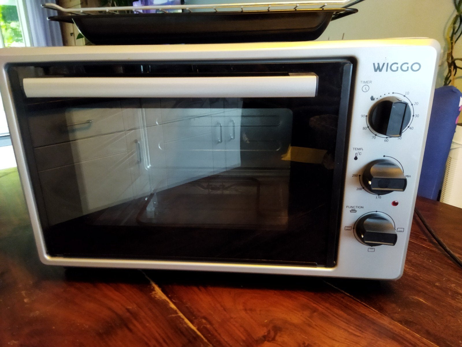 Wiggo Mini-oven - Compacte en veelzijdige oven, Minder dan 45 cm, Ophalen of Verzenden, Mini-oven, Gebruikt