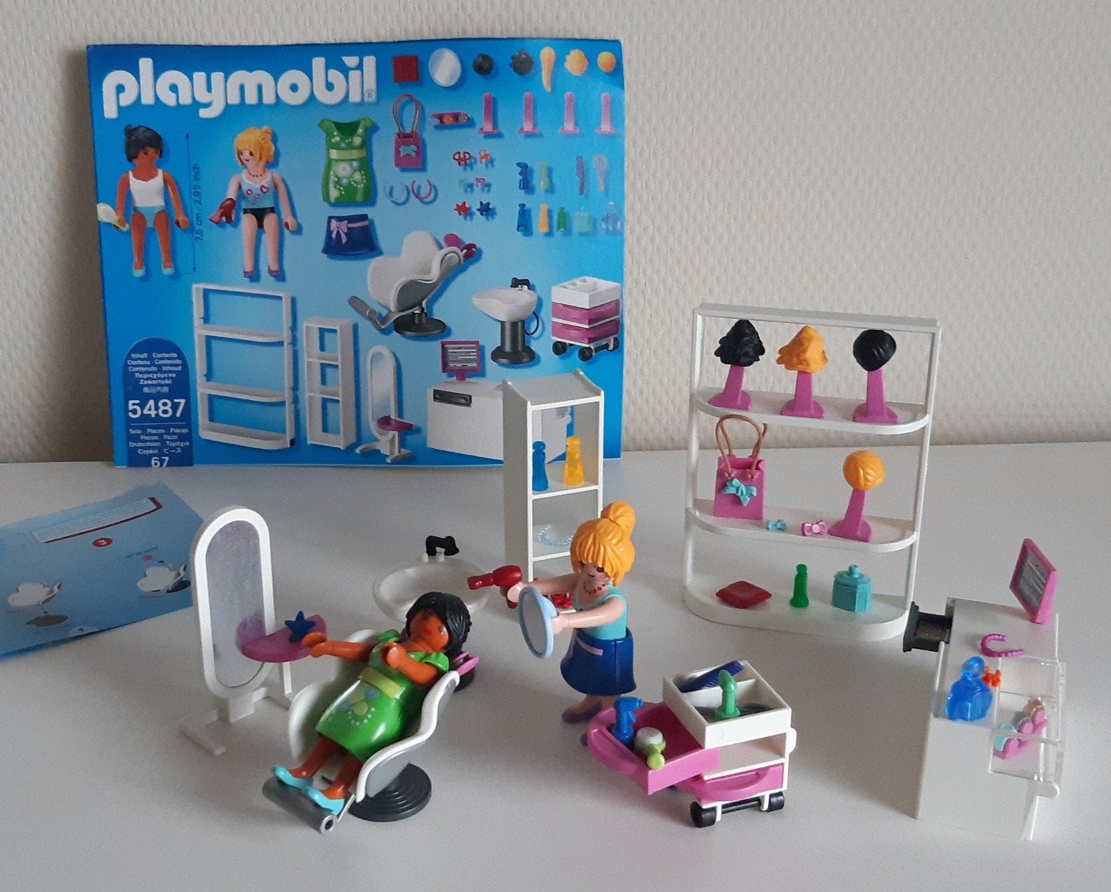 Playmobil 5487 Schoonheidssalon. (Set 350), Ophalen of Verzenden, Zo goed als nieuw, Complete set