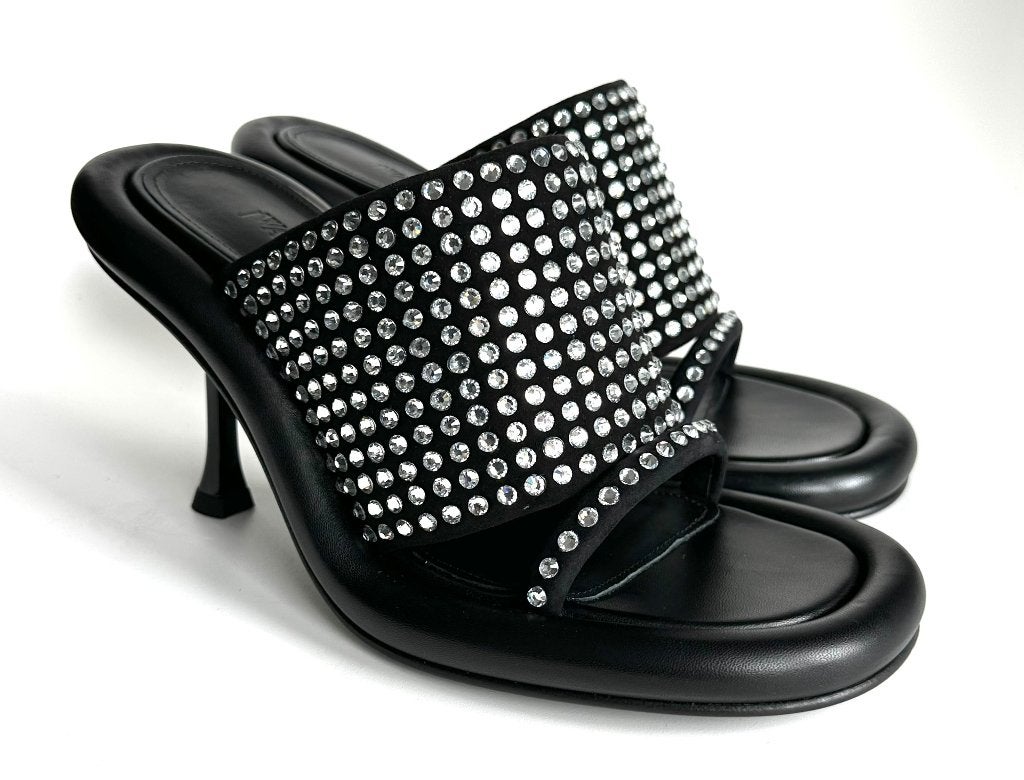 Jw Anderson leren sandalen 38 nieuw, Verzenden, Zwart, Nieuw, Sandalen of Muiltjes