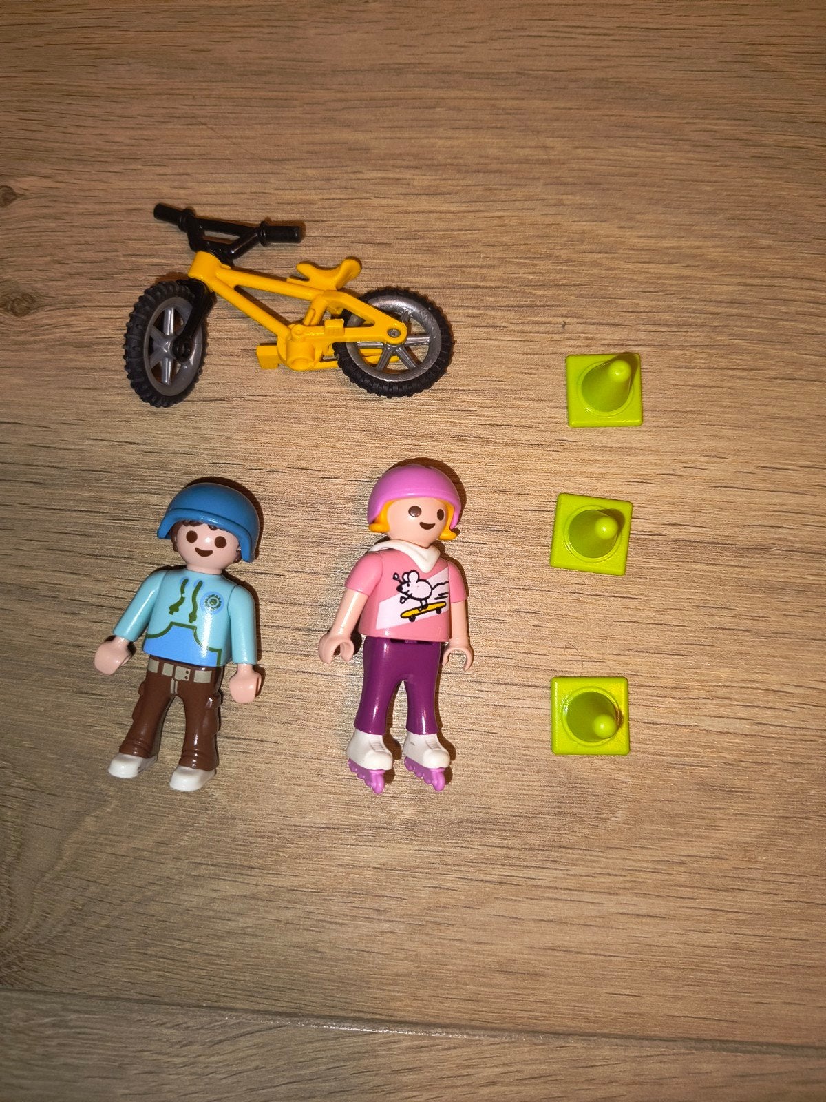 Playmobil 70061 kinderen met fiets en skates, Gebruikt, Complete set, Overige typen, Special plus