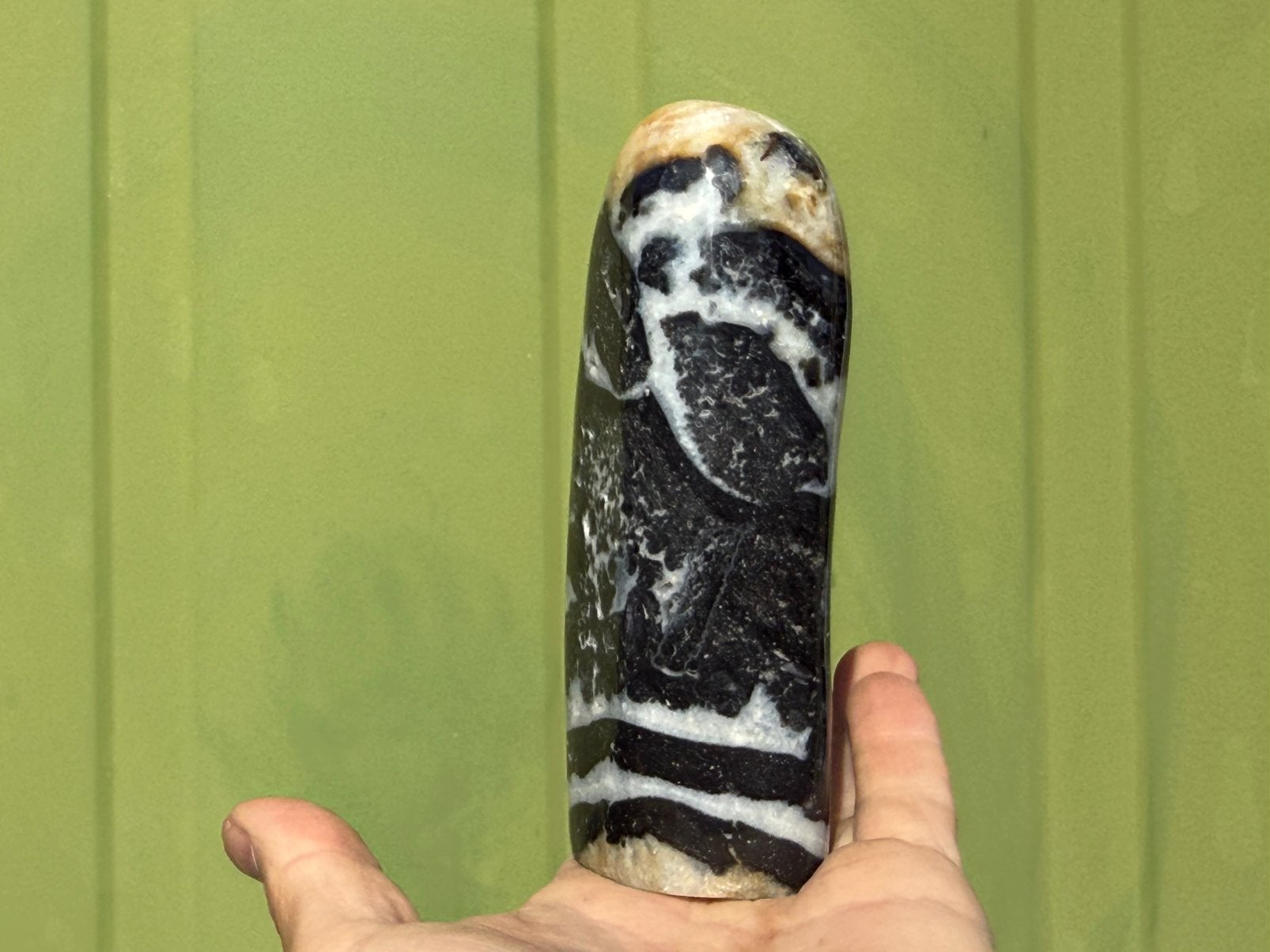 Zebra kwarts sculptuur, Ophalen of Verzenden, Mineraal