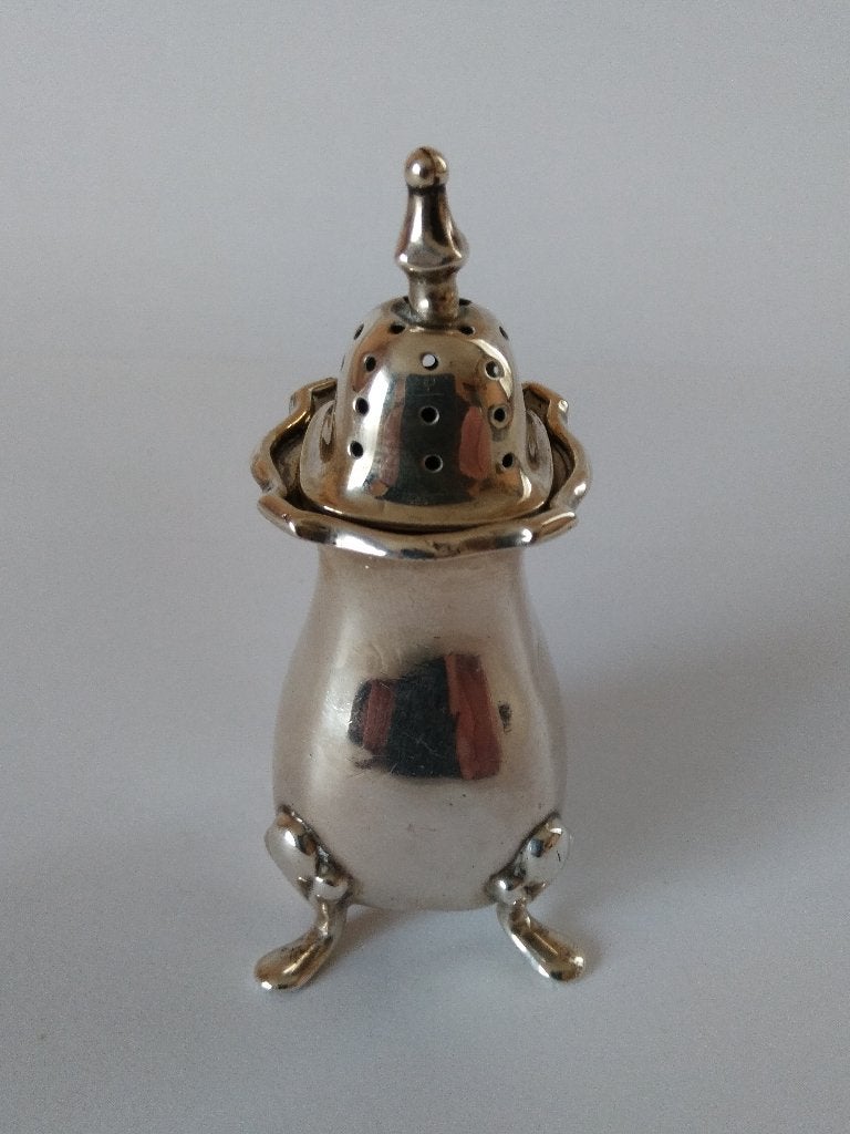 STROOIER van Sterling-silver, 8 cm hoog, Birmingham 1915, Antiek en Kunst, Antiek | Goud en Zilver, Ophalen of Verzenden, Zilver