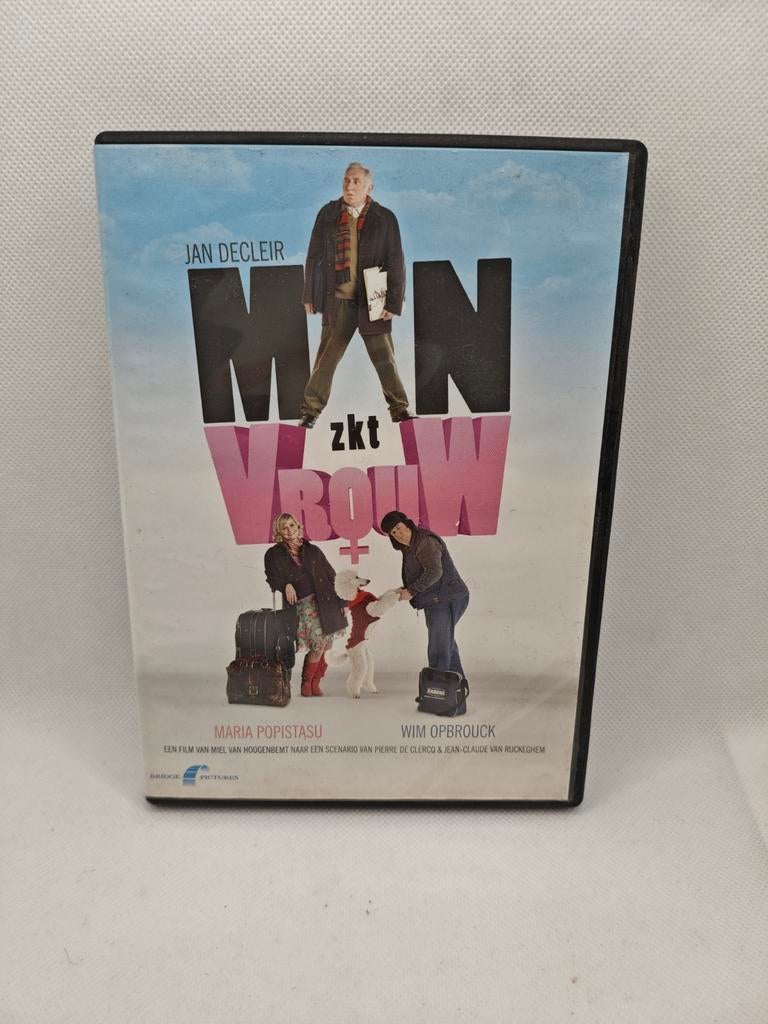 Man zoekt vrouw jan decleir dvd, Ophalen of Verzenden, Zo goed als nieuw
