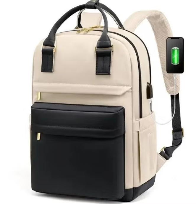 Laptop rugzak voor 14 inch laptop met USB oplaadpoort, Computers en Software, Laptoptassen, Ophalen of Verzenden, 14 inch, Nieuw