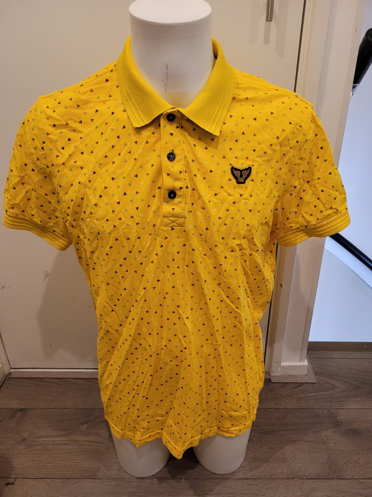Mooie gele Pme Legend polo maat XL, Geel, Pall Mall PME Legend, Maat 56/58 (XL), Ophalen of Verzenden