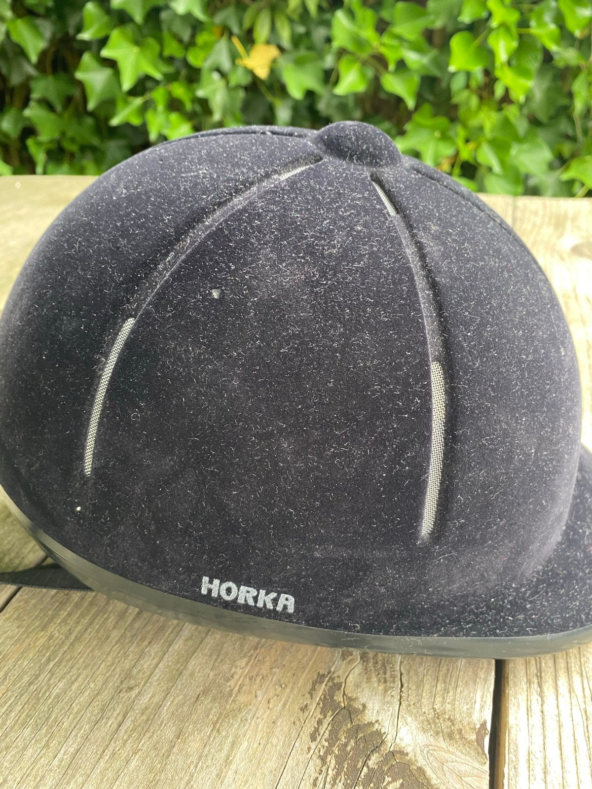 Zwarte Horka paardrij cap, maat M/L (57-61 cm) verstelbaar, Dieren en Toebehoren, Paarden en Pony's | Overige Paardenspullen, Ophalen of Verzenden