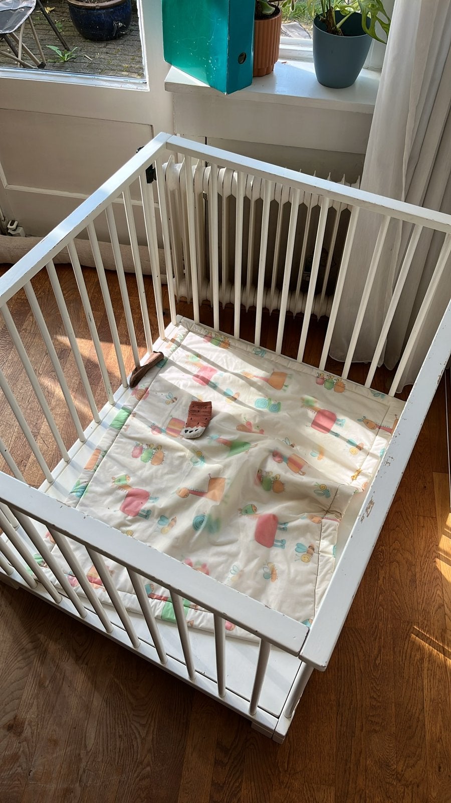 Gebruikte box, Kinderen en Baby's, Boxen, Ophalen, Gebruikt, Vierkant, In hoogte verstelbaar