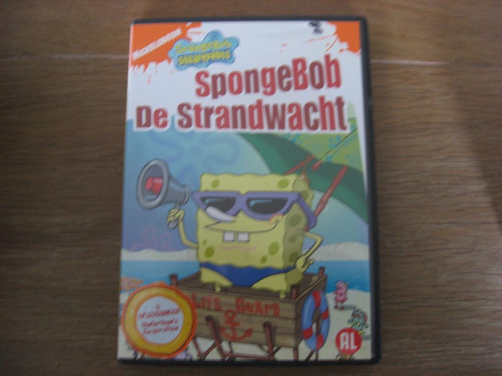 SpongeBob SquarePants, De strandwacht en Tales from the deep, Cd's en Dvd's, Dvd's | Tekenfilms en Animatie, Zo goed als nieuw