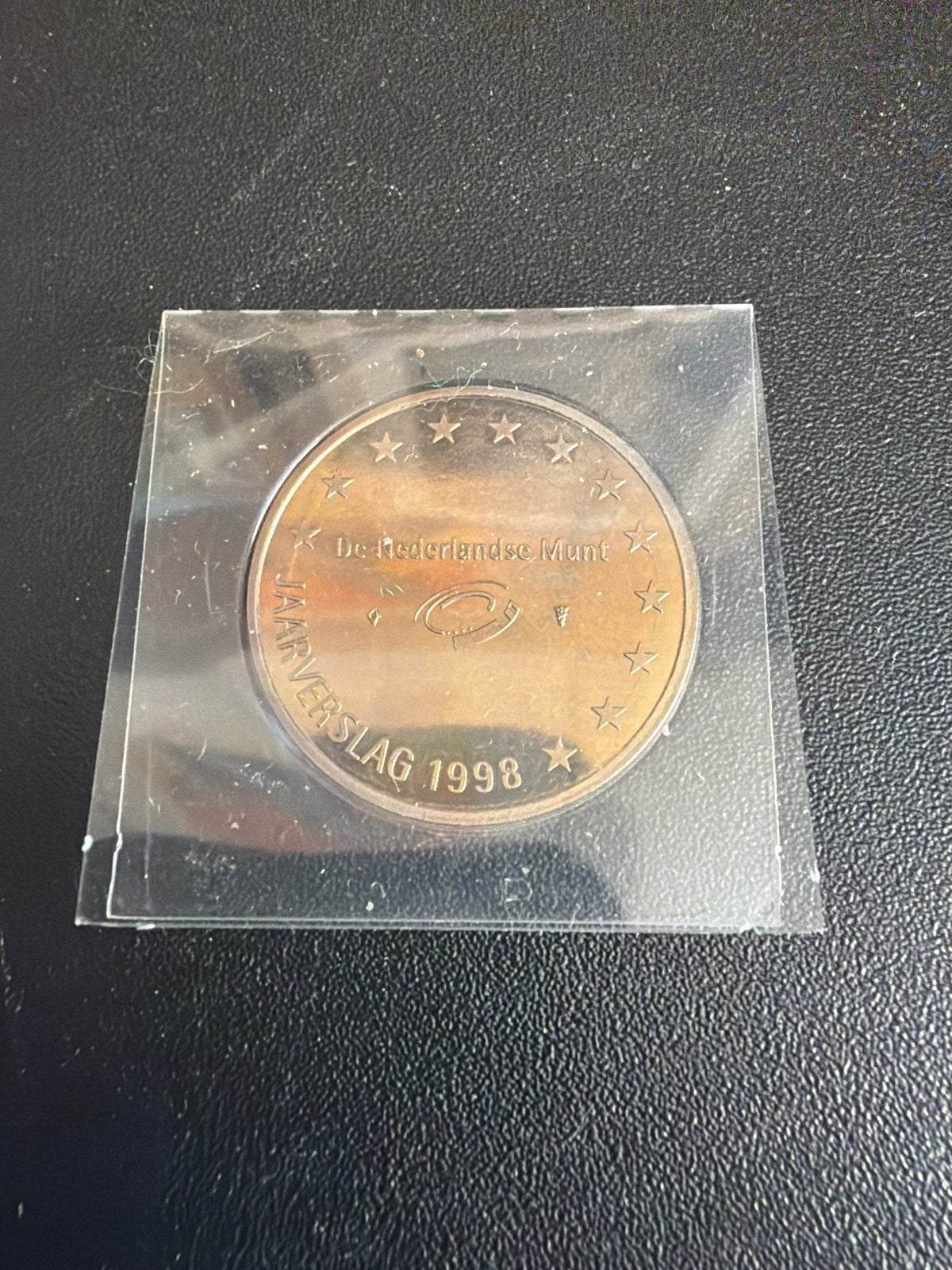 De Nederlandse Munt Jaarverslag 96/97/98/99 herdenkingsmunt, Ophalen of Verzenden, Koningin Beatrix, Overige waardes, Losse munt