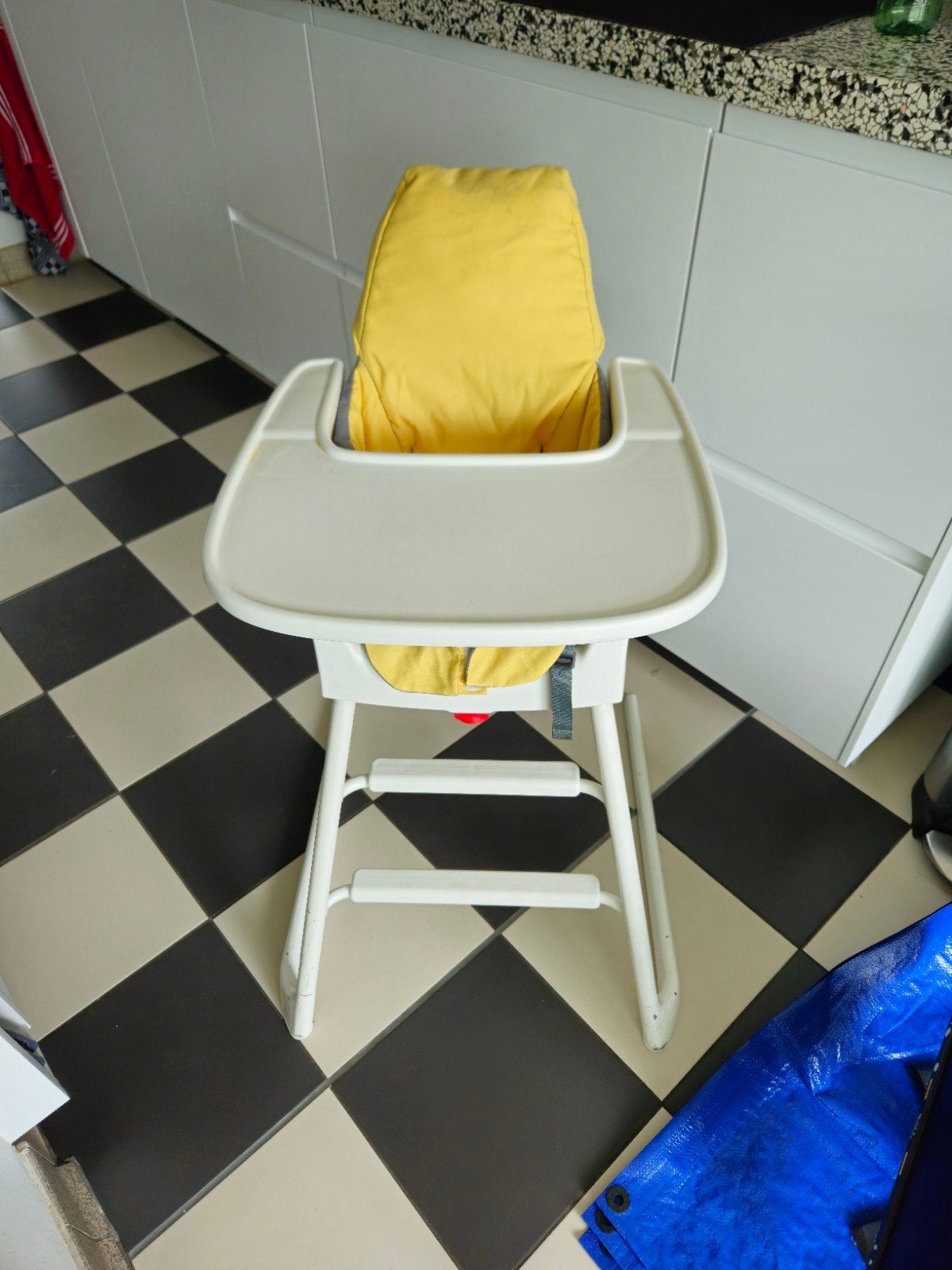 kinderstoel ikea, Ophalen