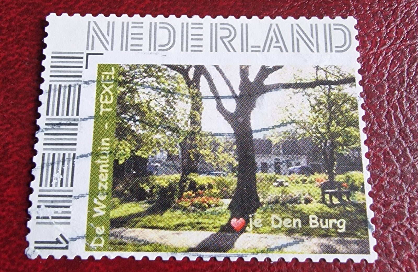 kv654 persoonlijke postzegel - den burg, Ophalen of Verzenden, Na 1940, Gestempeld