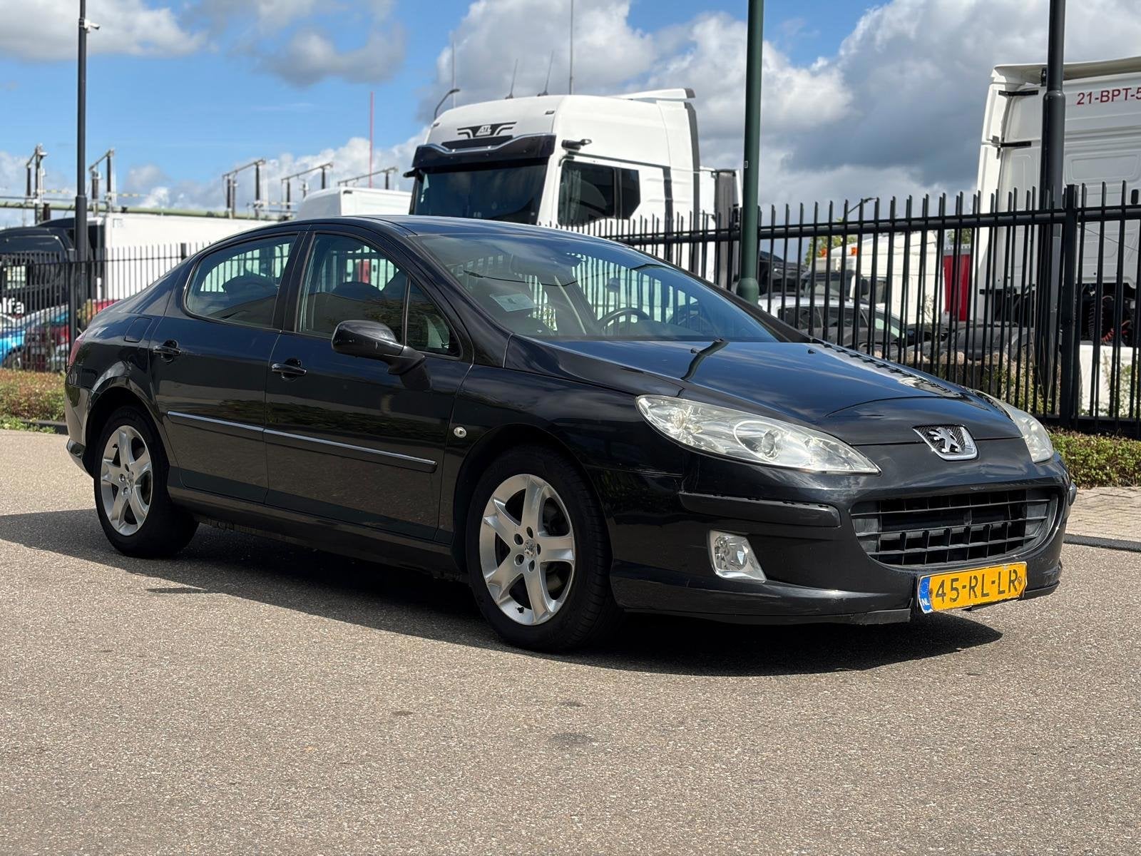 Peugeot 407 2.0 HDi XS Pack Export, Gebruikt, Zwart, Bedrijf, Diesel