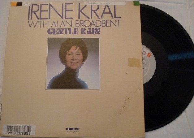 Irene Kral with Alan Broadbent - Gentle rain, Ophalen of Verzenden, Gebruikt, 12 inch, Jazz
