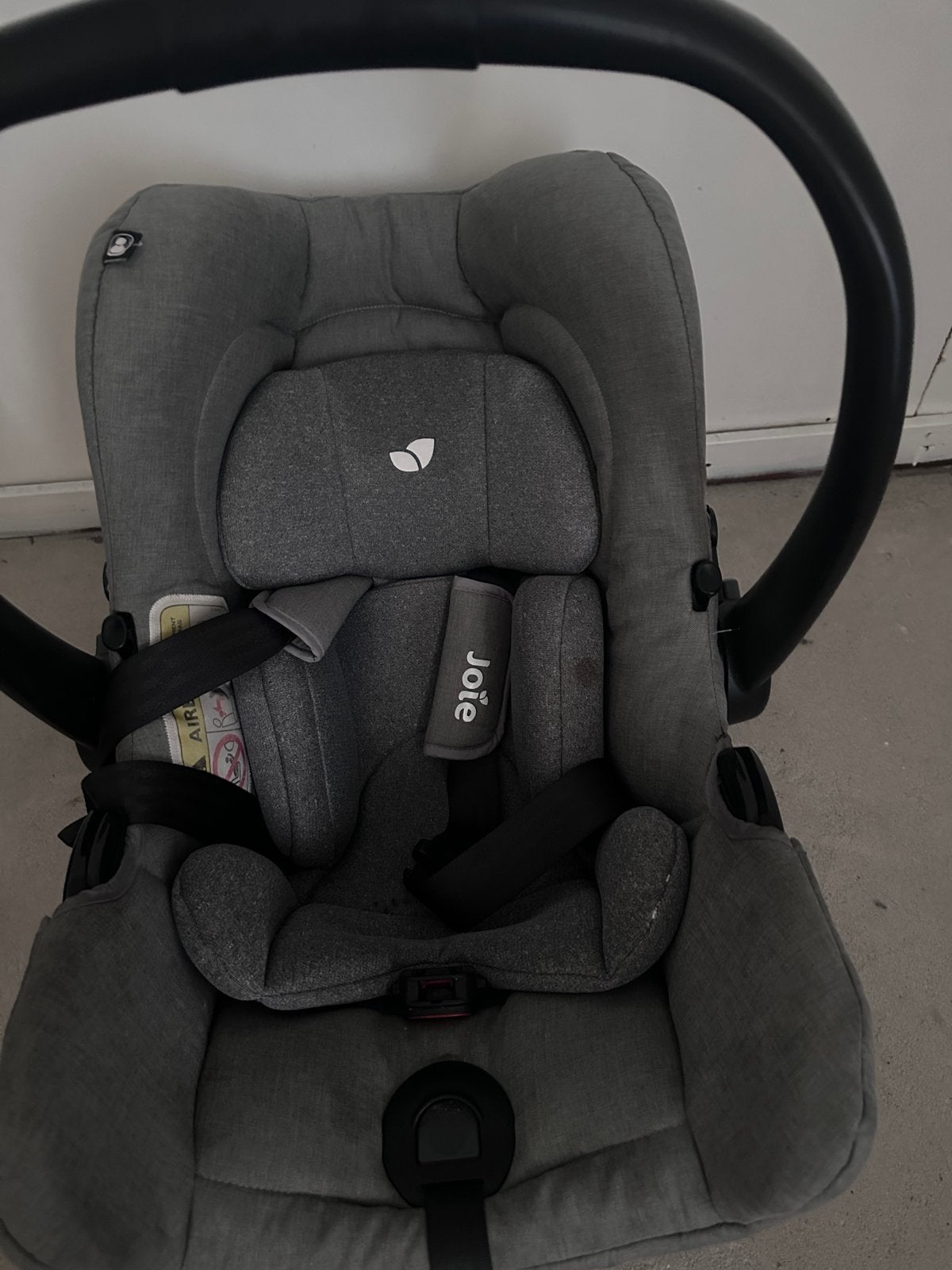 Joie i-Snug autostoel - gebruikt, Autogordel, Slaapstand, Zo goed als nieuw, 0 t/m 13 kg