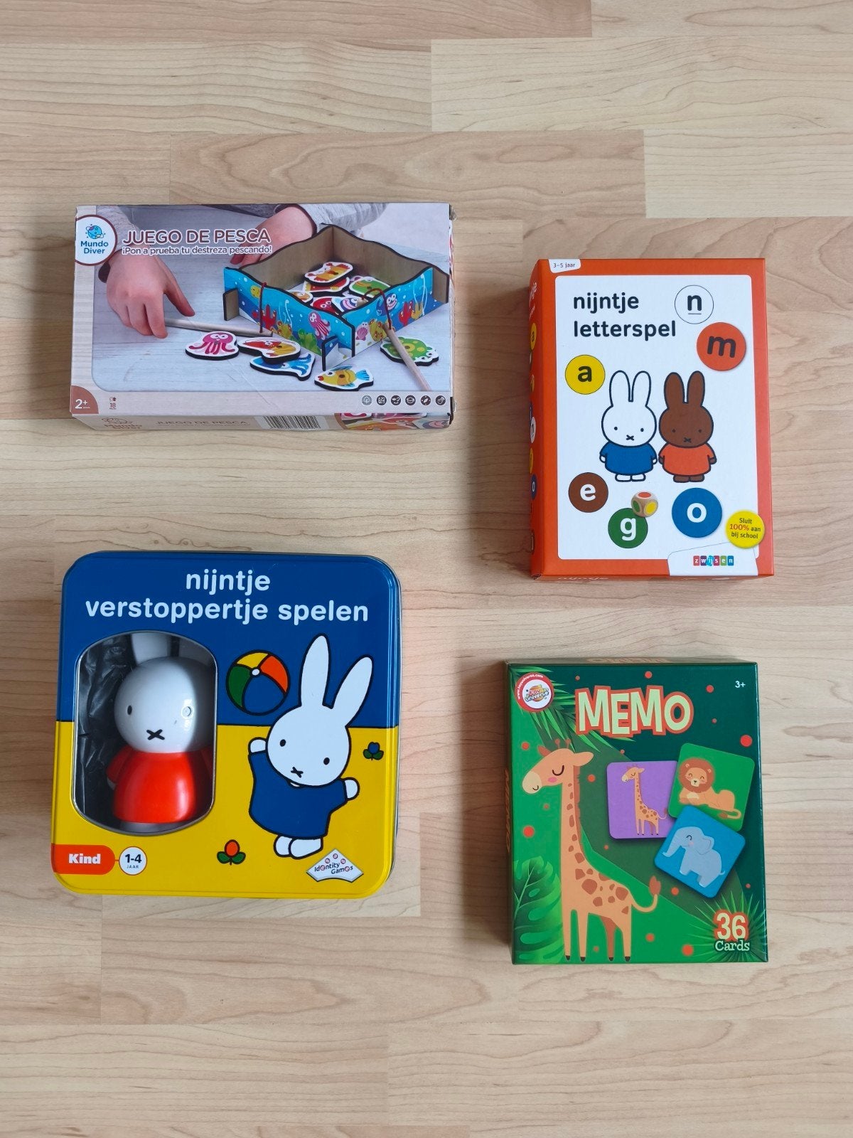 Kinder spelletjes., Ophalen, 10 tot 50 stukjes, Gebruikt, 2 tot 4 jaar