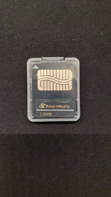 SmartMedia geheugenkaart 128 mb 3.3 V, Overige typen, SmartMedia, Zo goed als nieuw, Fotocamera