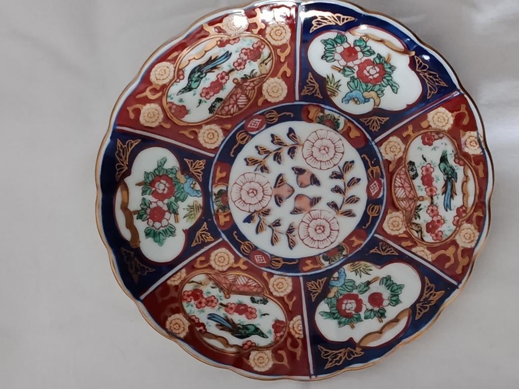 Goud Imari bordjes, set van 2, Antiek en Kunst, Ophalen