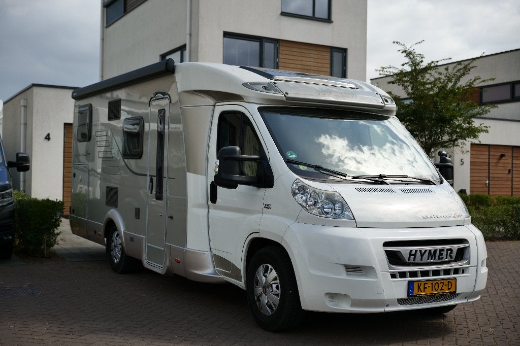 Hymer T Camper 674 CL 2.3 D 2012 Grijs - Mooi + Nieuw Luifel, Auto's, Overige Auto's, 2930 kg, 1750 kg, Sound system, Particulier