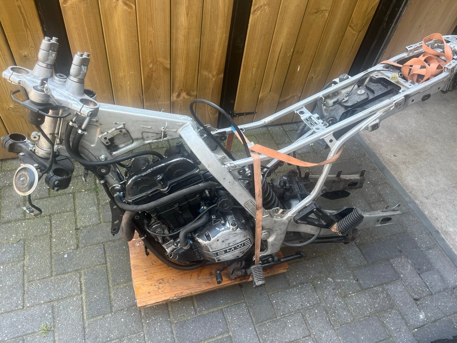 BMW F650 Funduro frame met motorblok - voor opmaak/onderdele, Motoren, Onderdelen | BMW, Gebruikt, -, -, Ophalen of Verzenden