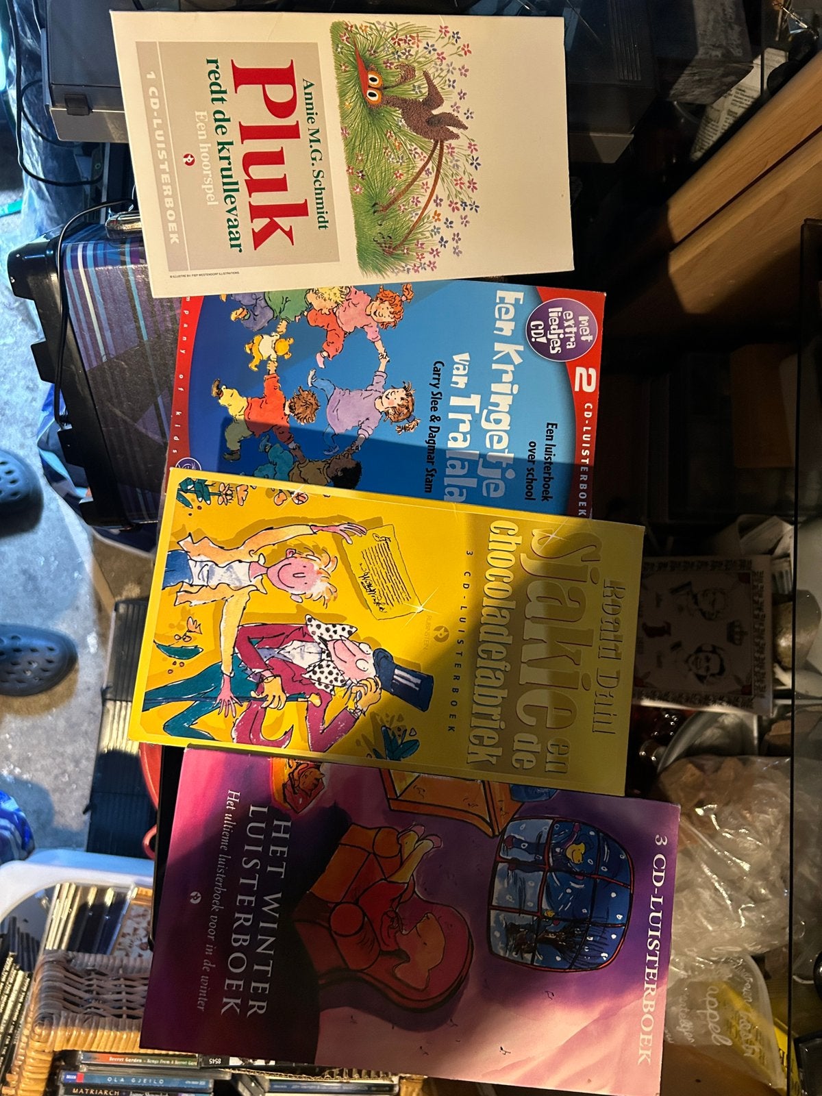 Luisterboeken van pluk , sjakie, Cd's en Dvd's, Cd's | Kinderen en Jeugd, Ophalen of Verzenden, Zo goed als nieuw