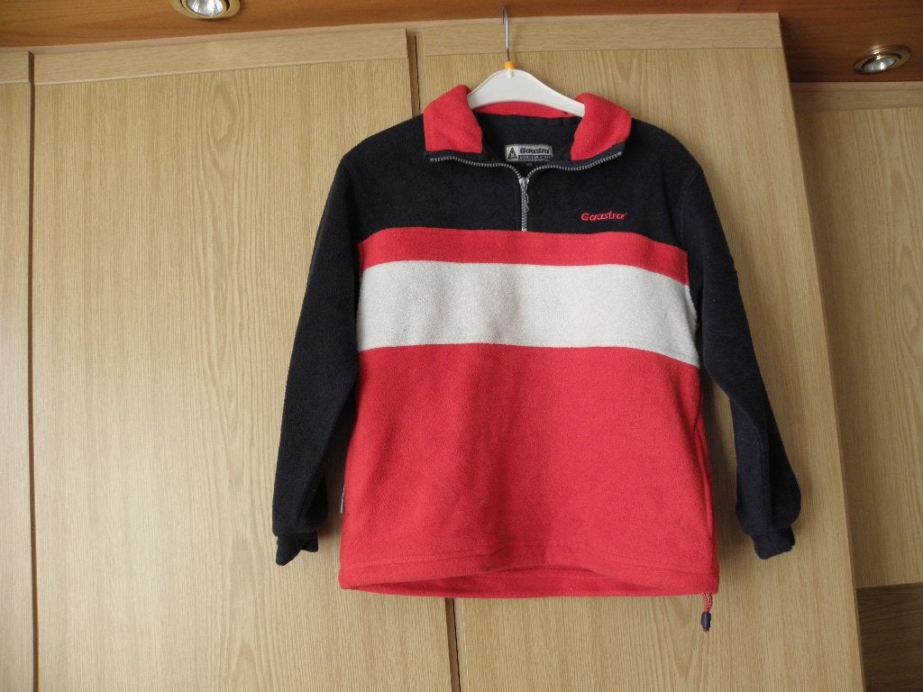 Goedkope warme rode fleece trui GAASTRA 140 prima staat, Gebruikt, Trui of Vest, Ophalen of Verzenden, Gaastra