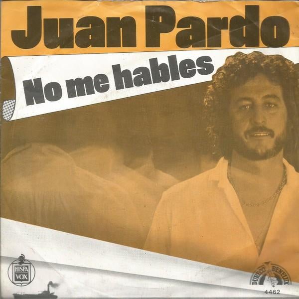 Juan Pardo - No Me Hables (Single), Cd's en Dvd's, Vinyl Singles, Gebruikt, Fotohoes, Single, 1980 - 1989, Latin en Salsa, 7 inch