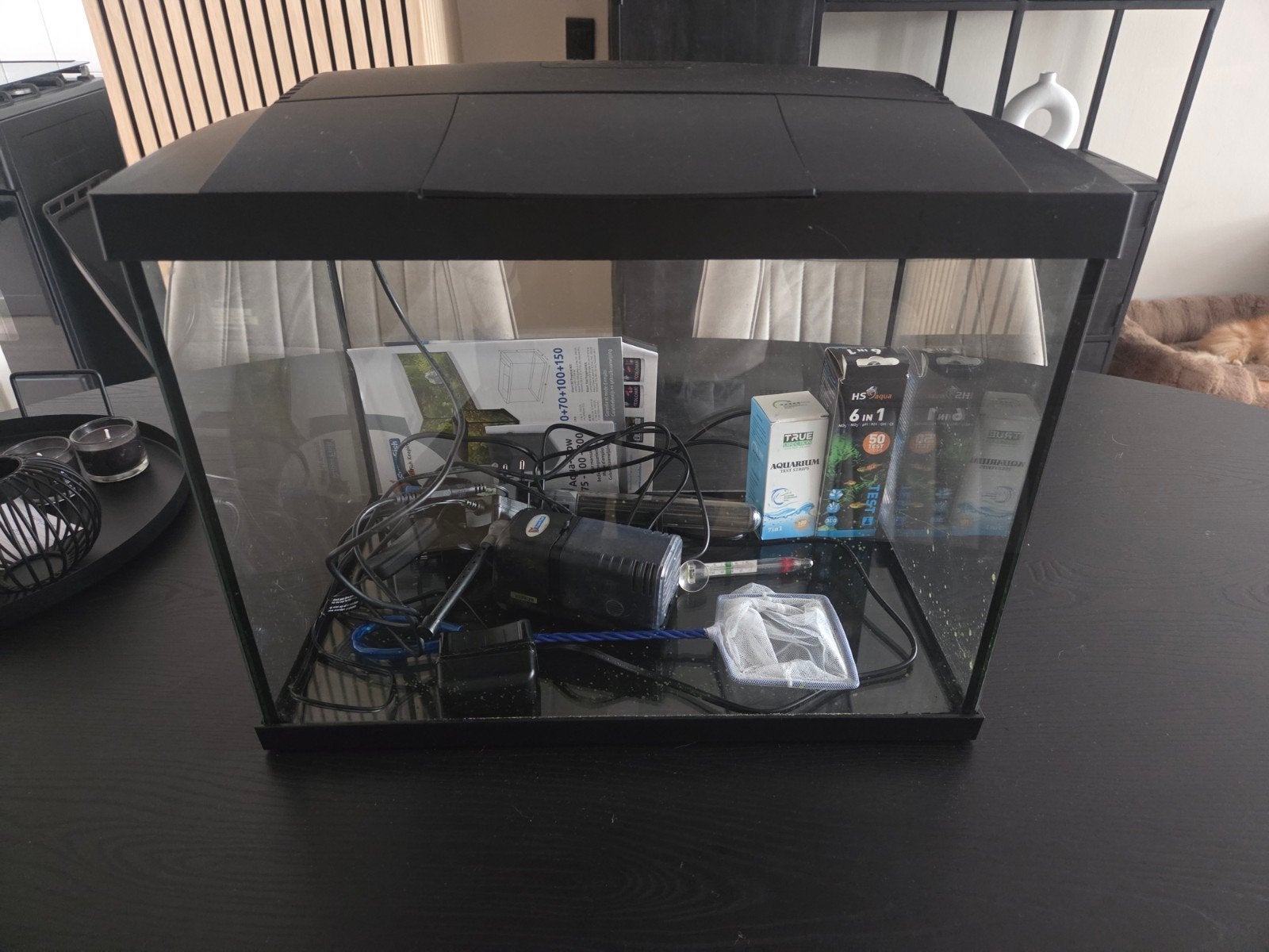 Aquarium met Aquarium meubel, Ophalen, Leeg aquarium, Superfish