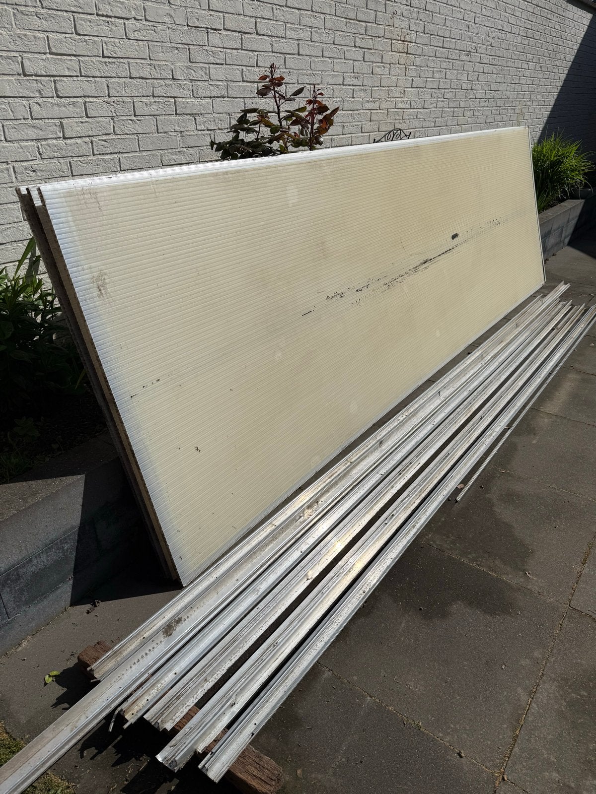 Polycarbonaat platen set van 4, Ophalen, Zo goed als nieuw, Overige materialen, 20 tot 50 mm