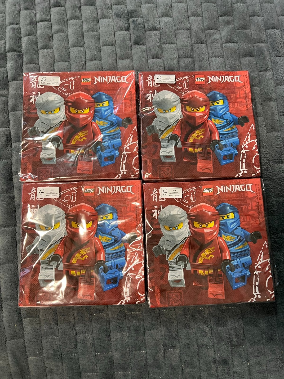4x LEGO Ninjago Servetten - Feestartikelen