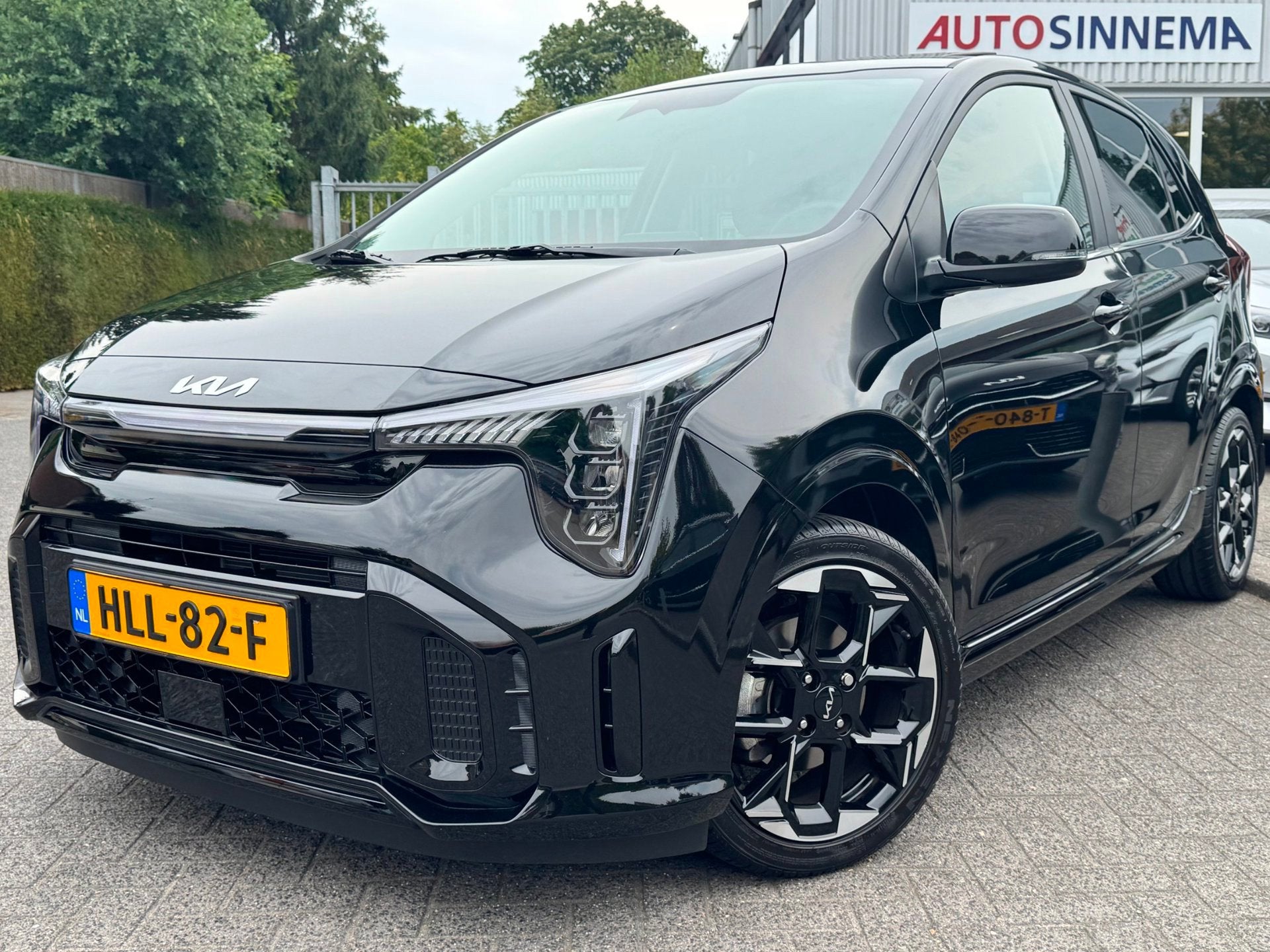 Kia PICANTO 1.0 DPI GT-Line | AUTOMAAT | Afn. Trekhaak |, Auto's, Kia, Dealer onderhouden, Euro 6, 4 stoelen, Zwart
