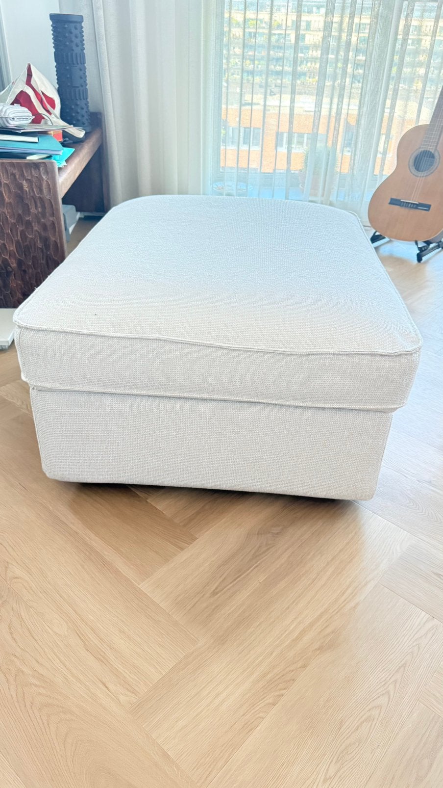Ikea kivik footstool, Ophalen, Zo goed als nieuw, Rechthoekig