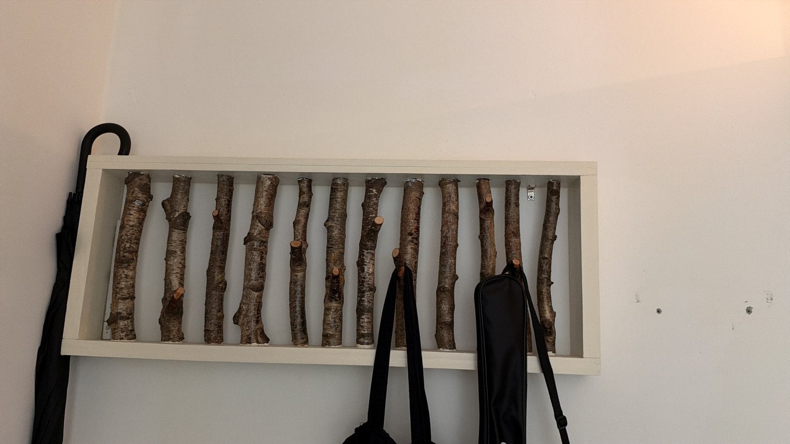 Kapstop, Ophalen, Hout, Wandkapstok, Minder dan 100 cm