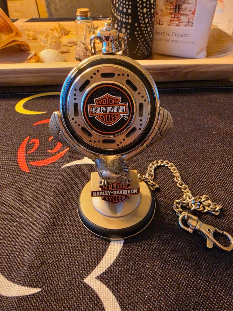 Harley davidson zakhorloge, Ophalen of Verzenden, Nieuw, Overige materialen, Overige merken