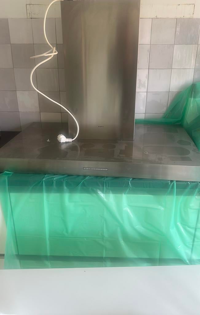 Novy afzuigkap, Ophalen of Verzenden, Zo goed als nieuw, Vrijstaand, Wandschouwkap