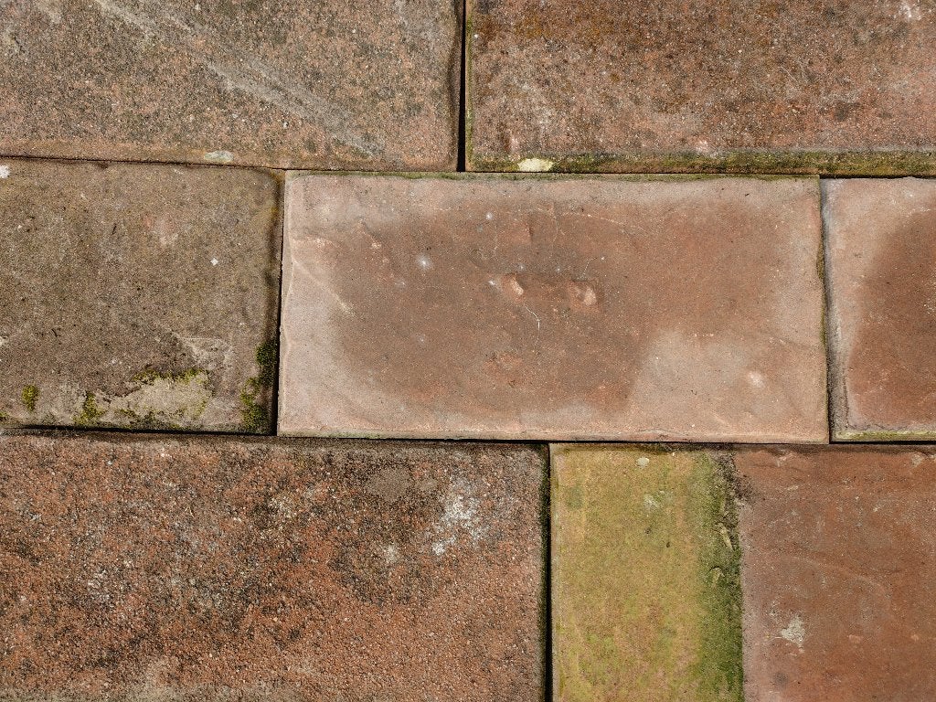 Terrastegels 25m2 GRATIS, Tuin en Terras, Tegels en Klinkers, Ophalen, Gebruikt, 10 m² of meer, Beton
