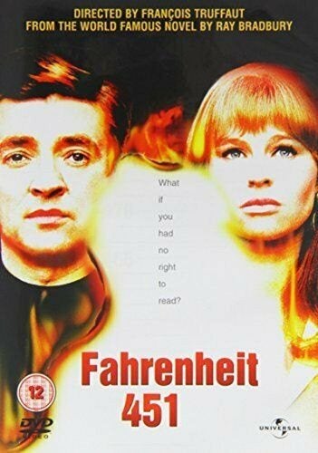 Fahrenheit 451 (1966) DVD - Francois Truffaut - Ray Bradbury, 1960 tot 1980, Engels, Alle leeftijden, Science Fiction en Fantasy