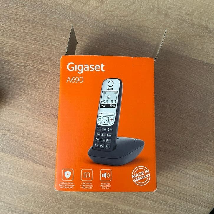 Gigaset A690 basis handset, Ophalen of Verzenden, Zo goed als nieuw, 1 handset
