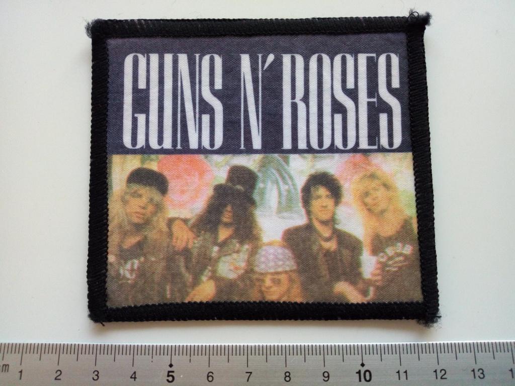 Guns N' Roses mooie oude vintage  80's printed patch 35, Verzenden, Nieuw, Kleding