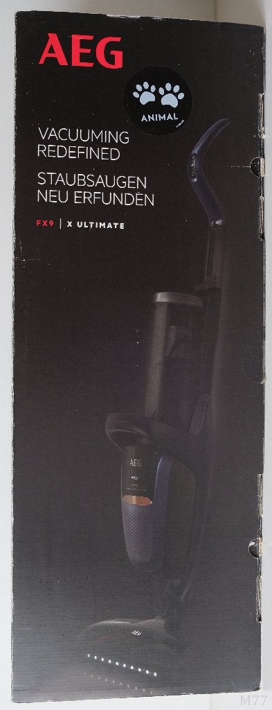AEG FX9 Serie 'X Ultimate' Steelstofzuiger, Gebruikt, Ophalen of Verzenden, Geschikt voor tapijt, Minder dan 1200 watt