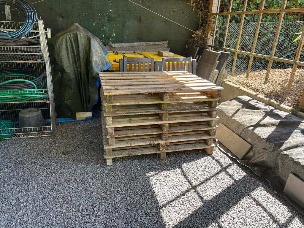 Pallets te koop, Ophalen, Gebruikt, 100 cm of meer, 60 cm of meer
